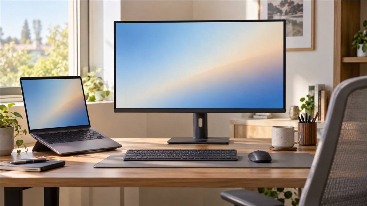 Comparer un écran pour le télétravail : taille, confort et connectique